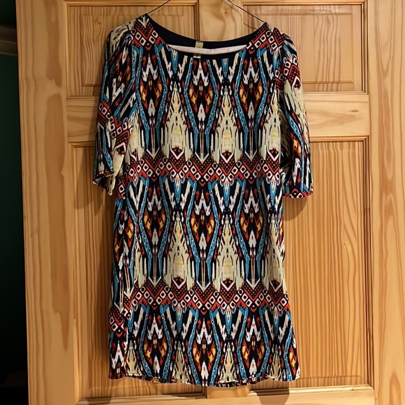 Multicolored mini dress, Bee Stitched, size S - Picture 2 of 3